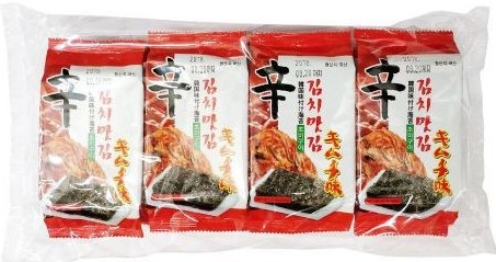KWANGCHEON 韩式 辛【泡菜味海苔】即食海苔 (8袋装) 8x32g